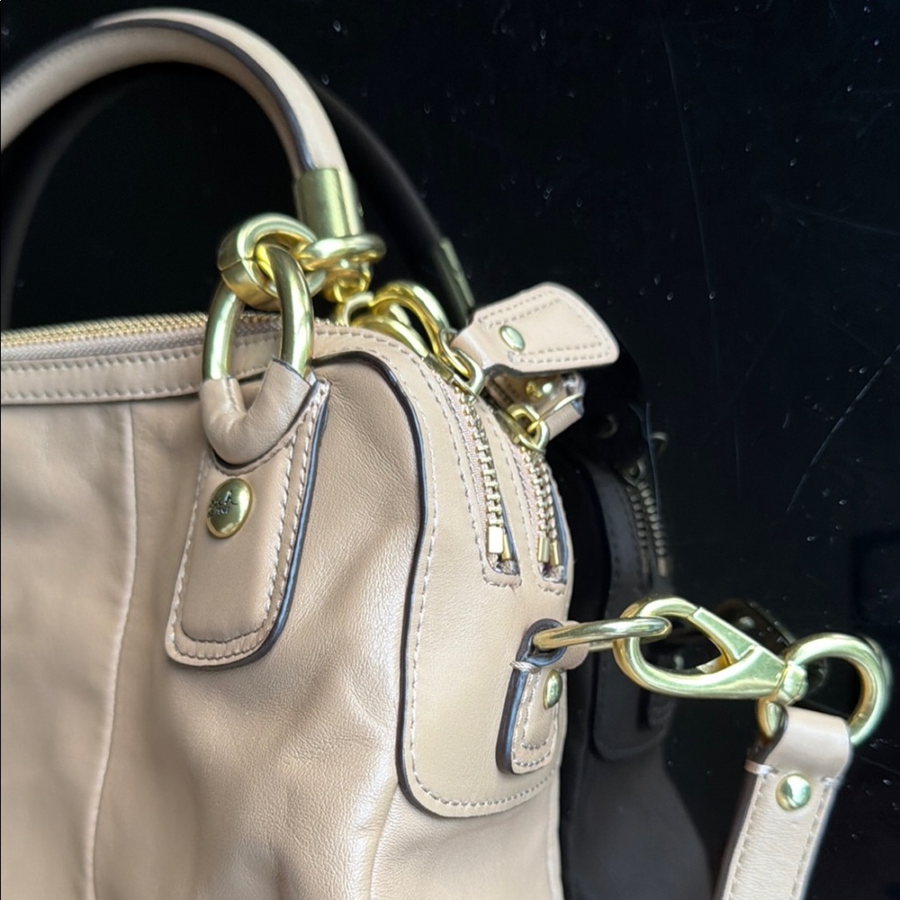 Coach Vintage Leather Satchel Bag in Caramel - Picture 13 of 16